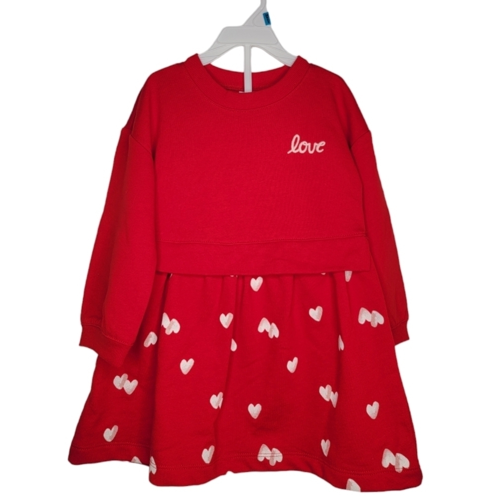 Carter's Valentine's Day Long Sleeve Dress 2 Piece Set